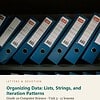 letters-devotion-g10_computer_science_part1-computer-science-u3.jpg Organizing Data: Lists, Strings, and Iteration Patterns: Computer Science Unit 3, Grade 10 (Letters & Devotion)