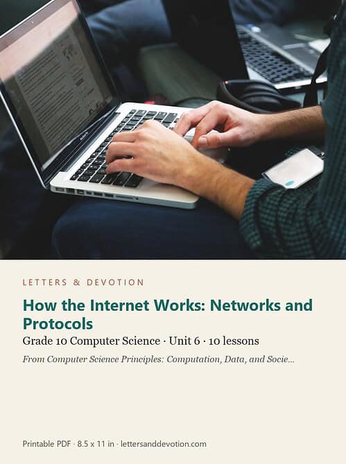 letters-devotion-g10_computer_science_part2-computer-science-u6.jpg How the Internet Works: Networks and Protocols: Computer Science Unit 6, Grade 10 (Letters & Devotion)