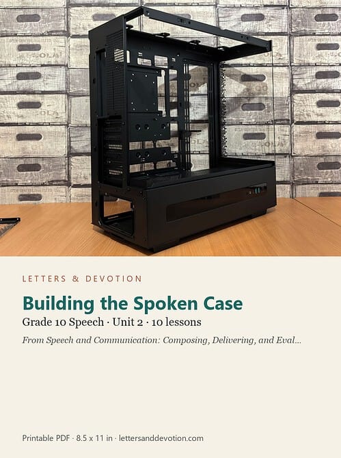 letters-devotion-g10_speech_and_communication_composing_delivering_and_evaluating_spoken_argument-speech-u2.jpg Building the Spoken Case: Speech Unit 2, Grade 10 (Letters & Devotion)