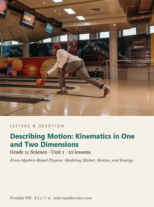 letters-devotion-g11_algebra_based_physics_modeling_matter_motion_and_energy-science-u1.jpg Describing Motion: Kinematics in One and Two Dimensions: Science Unit 1, Grade 11 (Letters & Devotion)