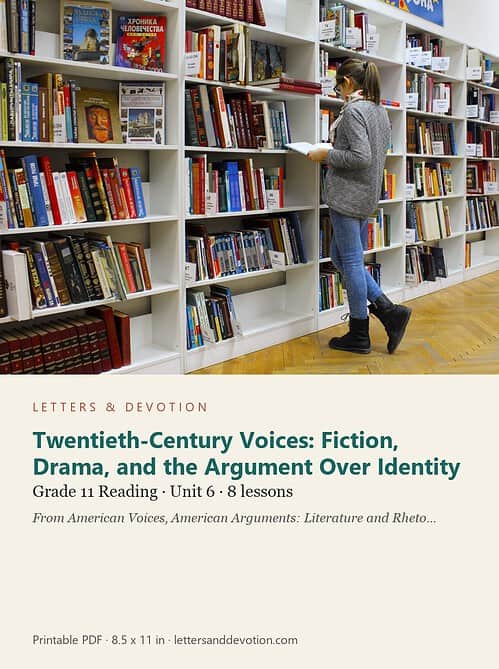letters-devotion-g11_american_voices_part2-reading-u6.jpg Twentieth-Century Voices: Fiction, Drama, and the Argument Over Identity: Reading Unit 6, Grade 11 (Letters & Devotion)