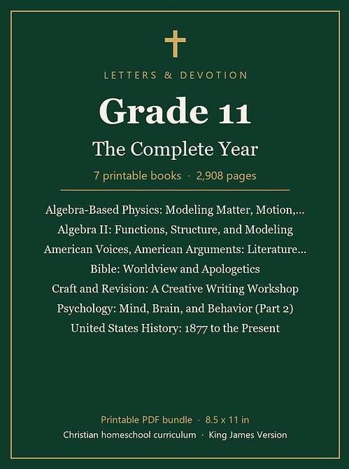 letters-devotion-g11_complete.jpg Letters & Devotion Grade 11: The Complete Year (Printable PDF Bundle)