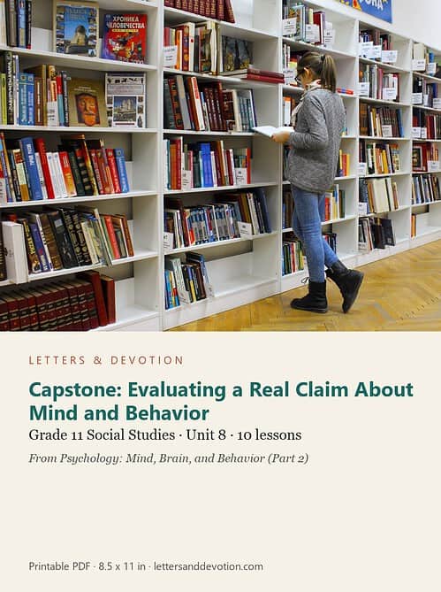 letters-devotion-g11_psychology_part2-social-studies-u8.jpg Capstone: Evaluating a Real Claim About Mind and Behavior: Social Studies Unit 8, Grade 11 (Letters & Devotion)