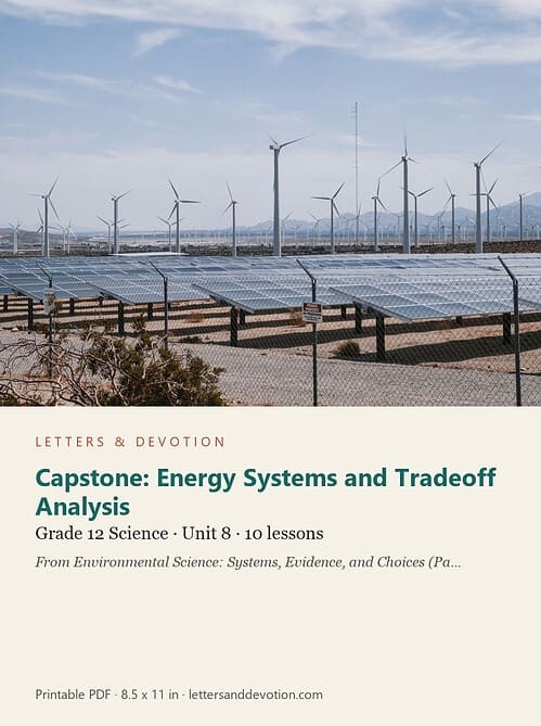 letters-devotion-g12_environmental_science_part2-science-u8.jpg Capstone: Energy Systems and Tradeoff Analysis: Science Unit 8, Grade 12 (Letters & Devotion)