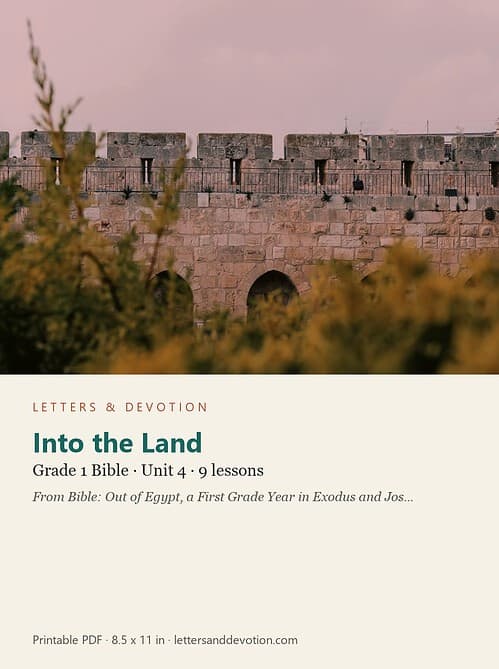 letters-devotion-g1_bible_exodus_joshua-bible-u4.jpg Into the Land: Bible Unit 4, Grade 1 (Letters & Devotion)