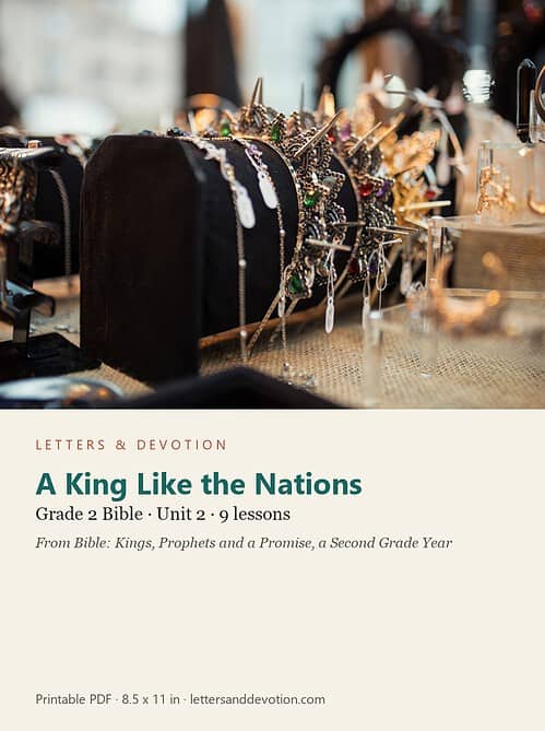letters-devotion-g2_bible_kings_prophets-bible-u2.jpg A King Like the Nations: Bible Unit 2, Grade 2 (Letters & Devotion)