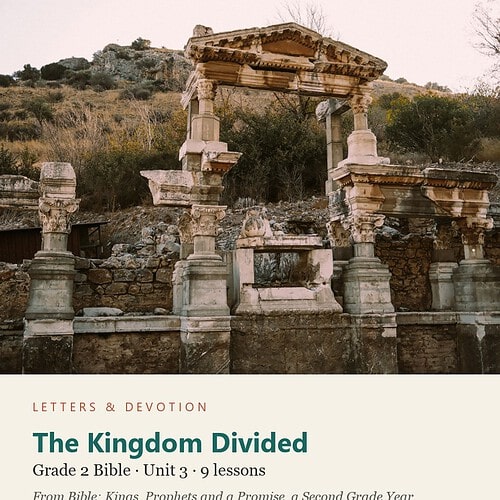letters-devotion-g2_bible_kings_prophets-bible-u3.jpg The Kingdom Divided: Bible Unit 3, Grade 2 (Letters & Devotion)