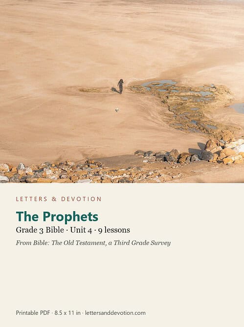 letters-devotion-g3_bible_old_testament_survey-bible-u4.jpg The Prophets: Bible Unit 4, Grade 3 (Letters & Devotion)