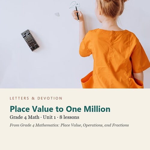letters-devotion-g4_grade_4_mathematics_place_value_operations_and_fractions-math-u1.jpg Place Value to One Million: Math Unit 1, Grade 4 (Letters & Devotion)