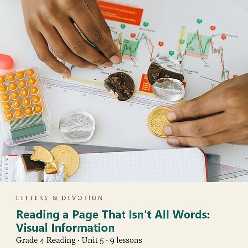 letters-devotion-g4_reading_and_writing_with_evidence_grade_4_ela-reading-u5.jpg Reading a Page That Isn't All Words: Visual Information: Reading Unit 5, Grade 4 (Letters & Devotion)