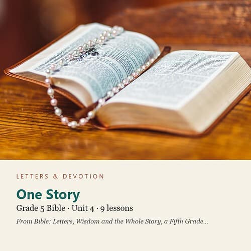 letters-devotion-g5_bible_letters_wisdom-bible-u4.jpg One Story: Bible Unit 4, Grade 5 (Letters & Devotion)