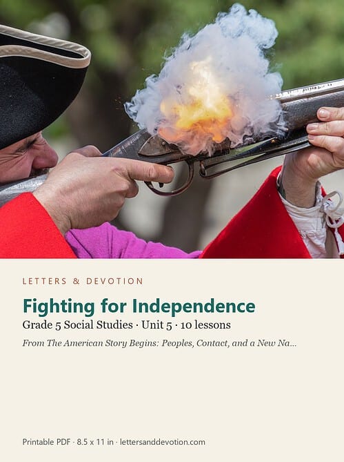 letters-devotion-g5_the_american_story_begins_peoples_contact_and_a_new_nation-social-studies-u5.jpg Fighting for Independence: Social Studies Unit 5, Grade 5 (Letters & Devotion)