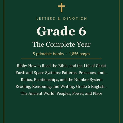letters-devotion-g6_complete.jpg Letters & Devotion Grade 6: The Complete Year (Printable PDF Bundle)