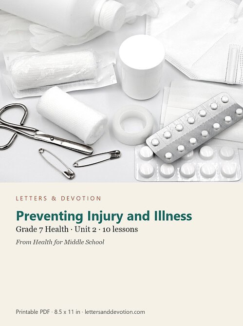 letters-devotion-g7_health_for_middle_school-health-u2.jpg Preventing Injury and Illness: Health Unit 2, Grade 7 (Letters & Devotion)