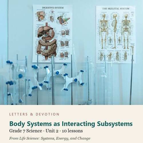 letters-devotion-g7_life_science_systems_energy_and_change-science-u2.jpg Body Systems as Interacting Subsystems: Science Unit 2, Grade 7 (Letters & Devotion)