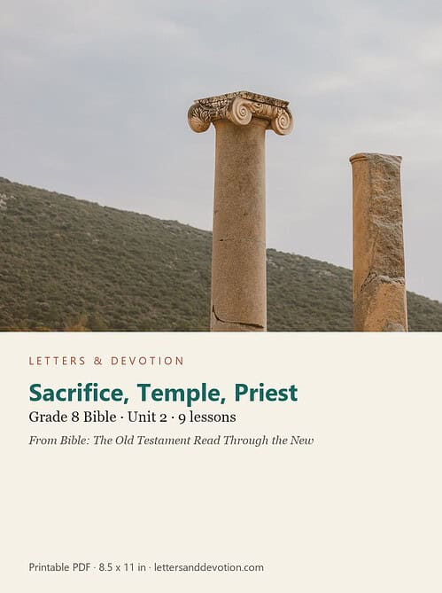 letters-devotion-g8_bible_old_through_new-bible-u2.jpg Sacrifice, Temple, Priest: Bible Unit 2, Grade 8 (Letters & Devotion)
