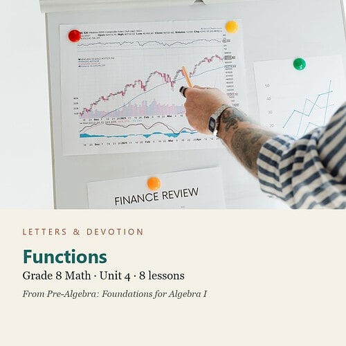 letters-devotion-g8_pre_algebra_foundations_for_algebra_i-math-u4.jpg Functions: Math Unit 4, Grade 8 (Letters & Devotion)