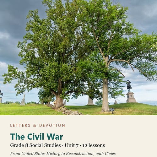 letters-devotion-g8_united_states_history_to_reconstruction_with_civics-social-studies-u7.jpg The Civil War: Social Studies Unit 7, Grade 8 (Letters & Devotion)