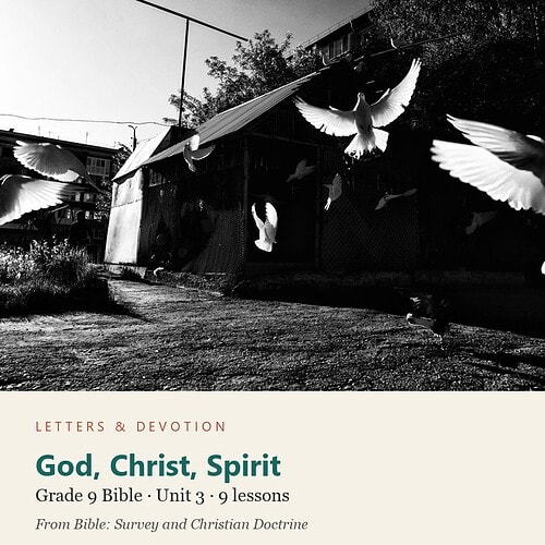 letters-devotion-g9_bible_survey_doctrine-bible-u3.jpg God, Christ, Spirit: Bible Unit 3, Grade 9 (Letters & Devotion)