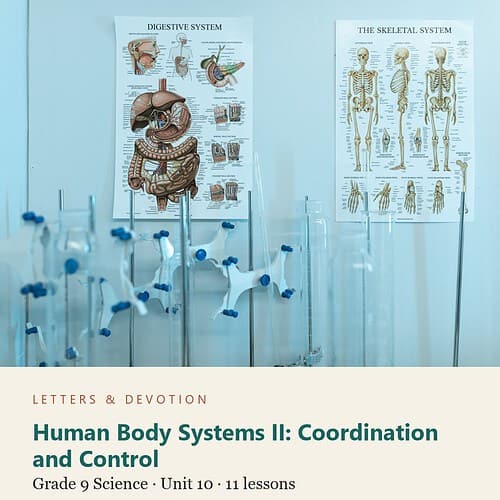 letters-devotion-g9_biology_systems_structure_and_change_2-science-u10.jpg Human Body Systems II: Coordination and Control: Science Unit 10, Grade 9 (Letters & Devotion)