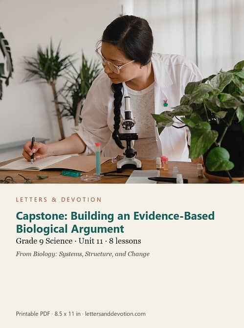 letters-devotion-g9_biology_systems_structure_and_change_2-science-u11.jpg Capstone: Building an Evidence-Based Biological Argument: Science Unit 11, Grade 9 (Letters & Devotion)