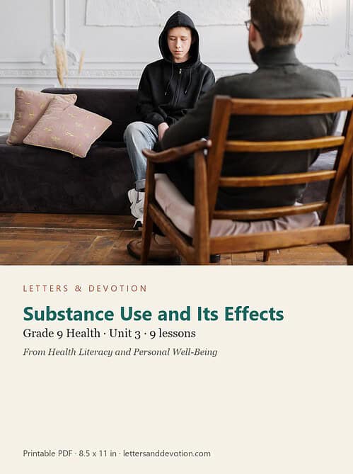letters-devotion-g9_health_literacy_and_personal_well_being-health-u3.jpg Substance Use and Its Effects: Health Unit 3, Grade 9 (Letters & Devotion)