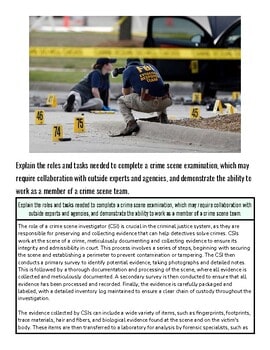Crime scene investigation with investigators collecting evidence at an outdoor scene, marked with numbered evidence markers and yellow caution tape.