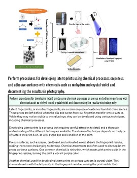Close-up of a scientific experiment with chemical processes on porous and adhesive surfaces, including colorful powders and liquids.