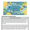original-12177132-1.jpg Map illustrating the impact of the Columbian Exchange on Europe, Africa, and the Americas with icons of animals, plants, and ships.