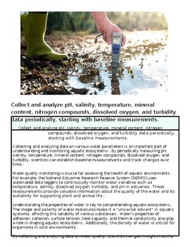 Person using a digital pH meter to test water quality outdoors in a natural setting.