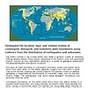 original-12417031-1.jpg World map showing tectonic plates, earthquake zones, and volcanic activity for homeschool geology lessons.