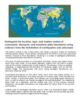 World map showing tectonic plates, earthquake zones, and volcanic activity for homeschool geology lessons.