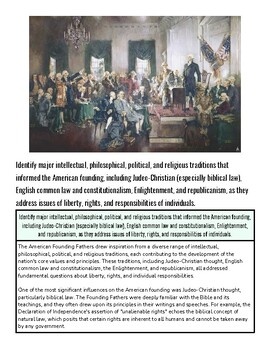 Historical painting of a formal gathering in a grand room with a speaker at a podium and an audience of well-dressed individuals.