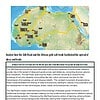 Map of Africa highlighting regions involved in Silk Road and salt trade routes, with key cities and trade paths marked.
