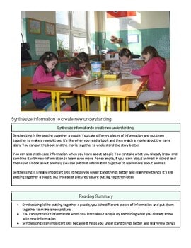 2nd Grade Synthesizing Skills Workbook: Puzzle-Based Reading & Thinking Activiti