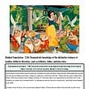 original-12476045-1.jpg Children and gnomes in a garden scene with a woman reading a story, featuring colorful characters and lush greenery.