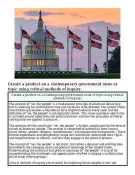 United States Capitol with American flags at sunset, symbolizing government and civic engagement.