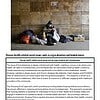 original-12486538-1.jpg Homeless person sitting on the street with belongings and a dog, under a concrete wall.