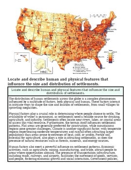 original-12490839-1.jpg Map of the United States showing human and physical features influence by size and distribution of settlements.