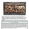 original-12546530-1.jpg American patriots tribute poster featuring Tuskgee Airmen, Flying Tigers, and Navajo Code Talkers, honoring their military service and contributions.