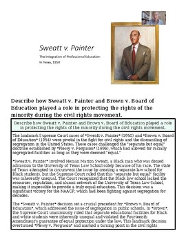 original-12551229-1.jpg Portrait of Sweatt v. Painter, a landmark legal case on education equality, featuring a man in a suit in a gold frame.