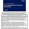 original-12586773-1.jpg Civic Engagement in American Democracy course cover from Duke University, featuring a dark blue background with white text.