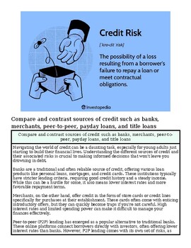 Illustration of a hand holding a credit card with a shield symbol, representing credit risk and financial security.