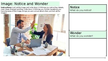 Two professionals in a bright office exchanging a high-five, symbolizing success and teamwork in a homeschooling resource context.