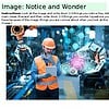 original-12612704-1.jpg Children in a science lab wearing safety goggles and lab coats, observing a colorful chemical reaction with a scientist.