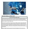Healthcare professional using digital technology to explain health concepts with holographic interface.