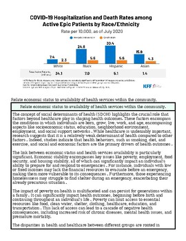 original-12692731-1.jpg Graph showing COVID-19 hospitalization and death rates among active epic patients by race/ethnicity as of July 2020.