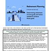 Retirement planning concept with a person walking on a bridge towards a bright future, symbolizing financial goals and security.