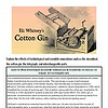 Eli Whitney's Cotton Gin illustration showing the steam engine and mechanical parts.