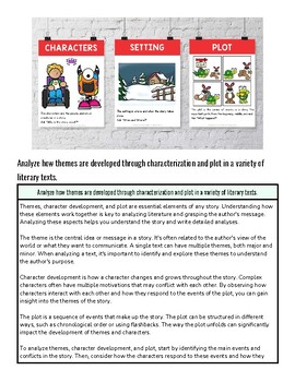 original-13716315-1.jpg Educational scene with character, setting, and plot elements for homeschool learning.